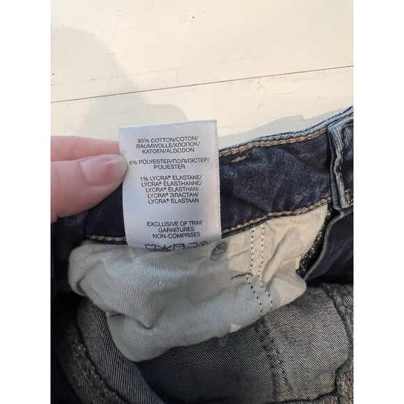 Silver Suki Straight Leg Jeans‎ Woman’s Size 31 Dark Wash Faded Whiskers - Picture 5 of 6